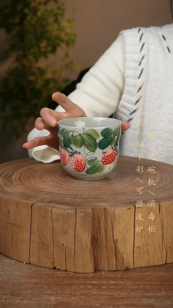 碗瓷景德镇手工手绘高温瓷釉下彩