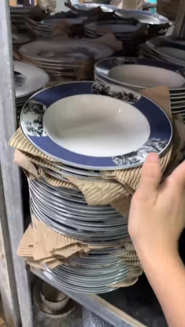 瓷陶瓷原单CC137餐具5个