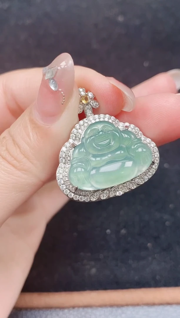 颈饰未镶嵌翡翠天然A货翡翠，保A保真