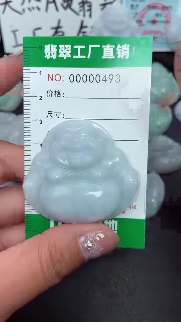 颈饰未镶嵌翡翠缅甸天然翡翠0493