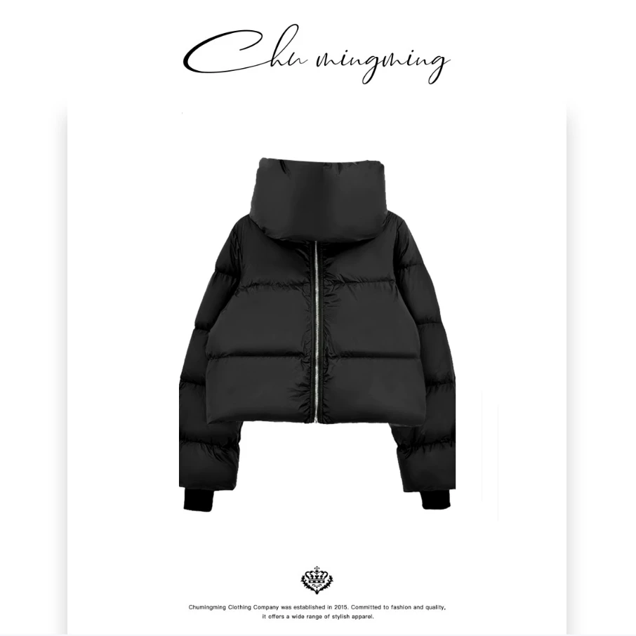【CHU/2025SSNEW】原创设计《卡拉》围脖短款羽绒服RO251502