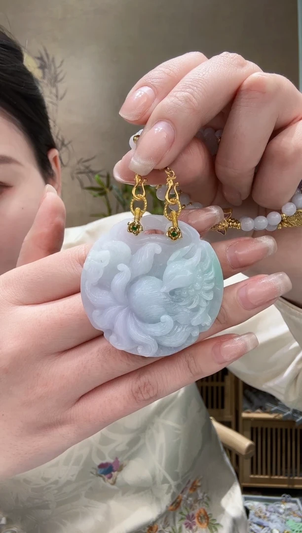 【闪购商品】翡翠耳饰未镶嵌吊坠