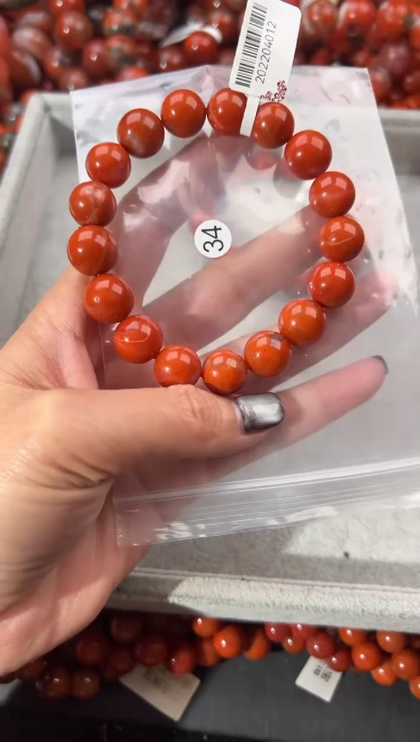 未镶嵌手串南红玛瑙12+