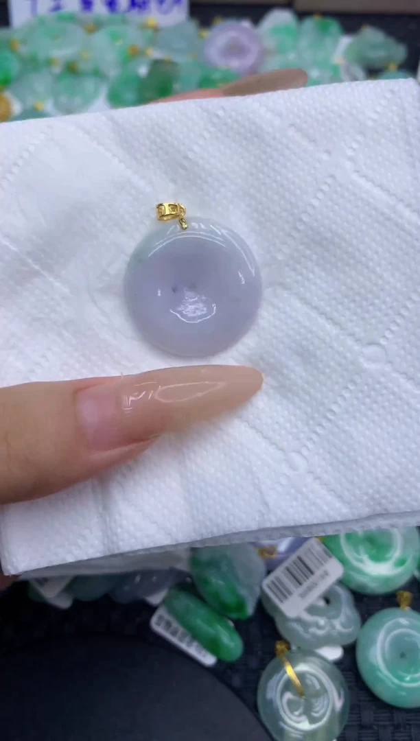 颈饰未镶嵌翡翠天然缅甸A货翡翠