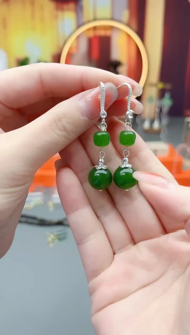 未镶嵌耳钉玛瑙/玉髓334