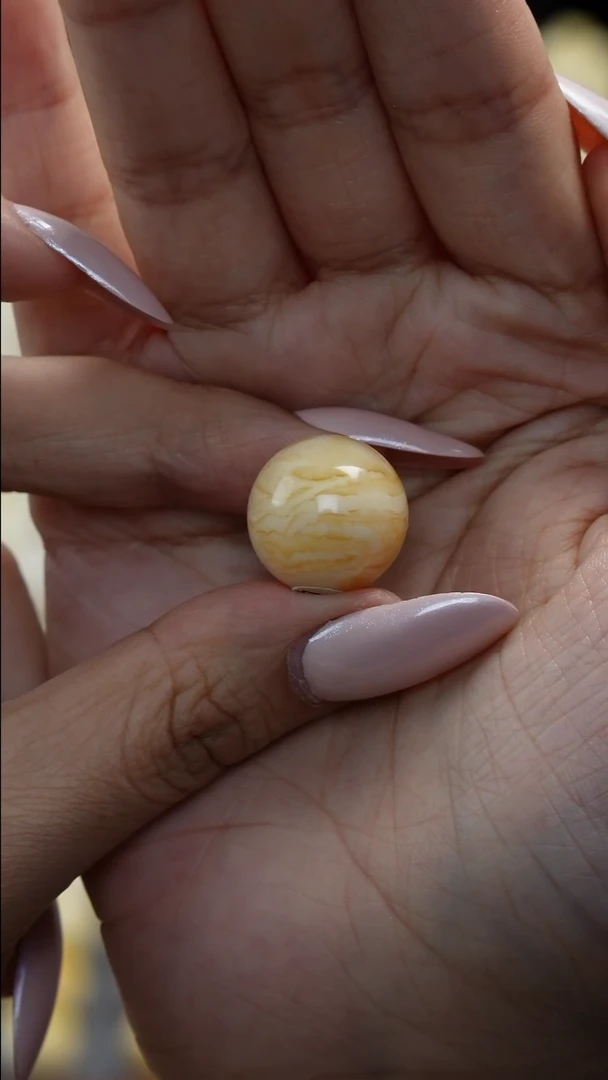 手链琥珀未镶嵌3*2天然琥珀蜜蜡