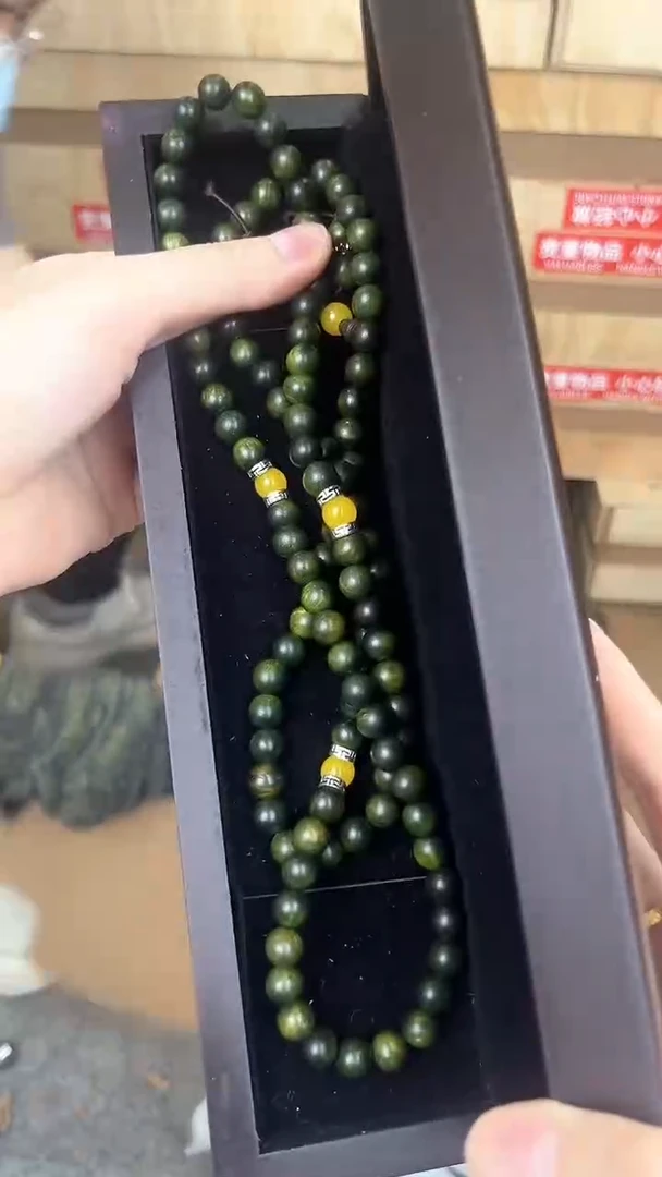 品茗文玩阁阴沉金丝楠108颗链接@@ys1003