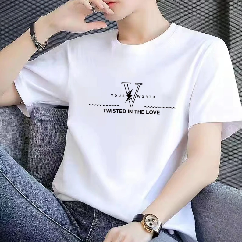 【上新】2025潮流纯棉圆领短袖百搭男女同款情侣款多种图案0928