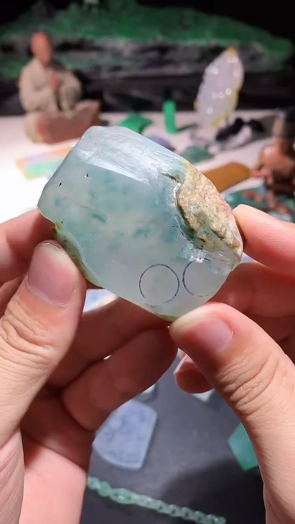 未镶嵌定制翡翠56.8-44.7-11.4