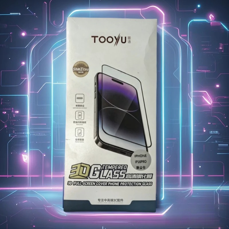 图语3D弧边除尘仓版-听筒防尘-耐刮-金标信越指纹油-钢化膜