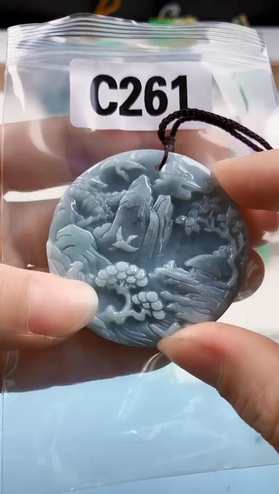 翡翠未镶嵌颈饰天然翡翠吊坠挂件