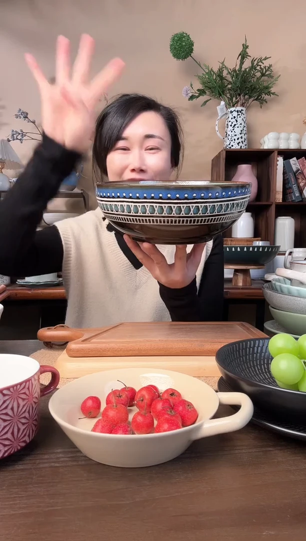 9英寸波西米亚大汤碗微瑕