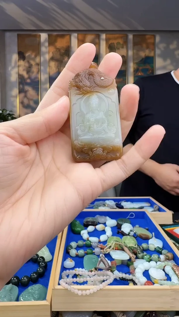 未镶嵌和田玉挂件拍一发一