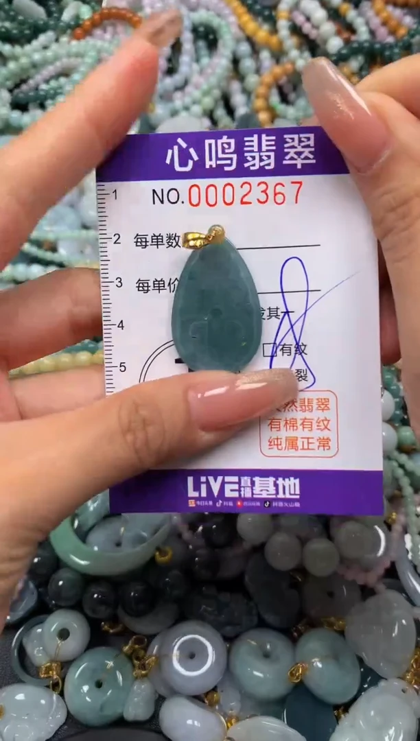 翡翠未镶嵌颈饰闪购002367