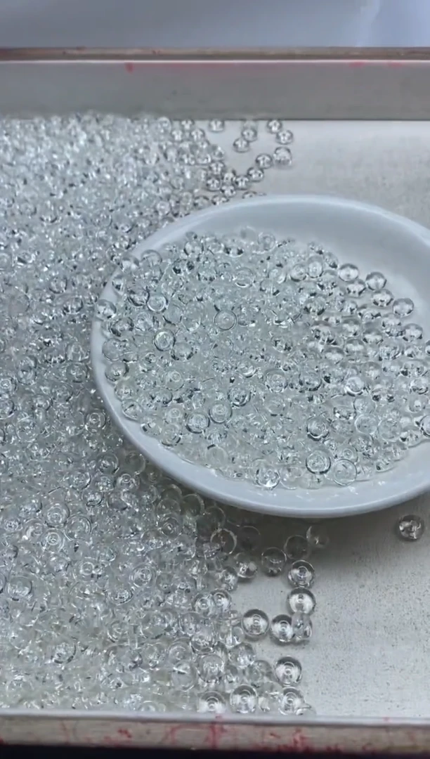 【闪购商品】水晶颈饰未镶嵌w2072白水晶飞碟算盘6*3mm*50