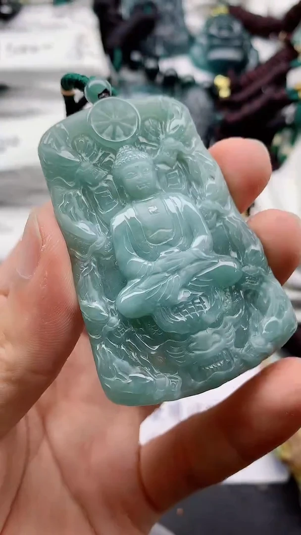 翡翠未镶嵌颈饰888