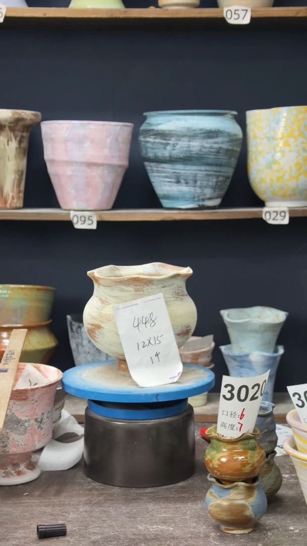 景德镇花盆默认微瑕448