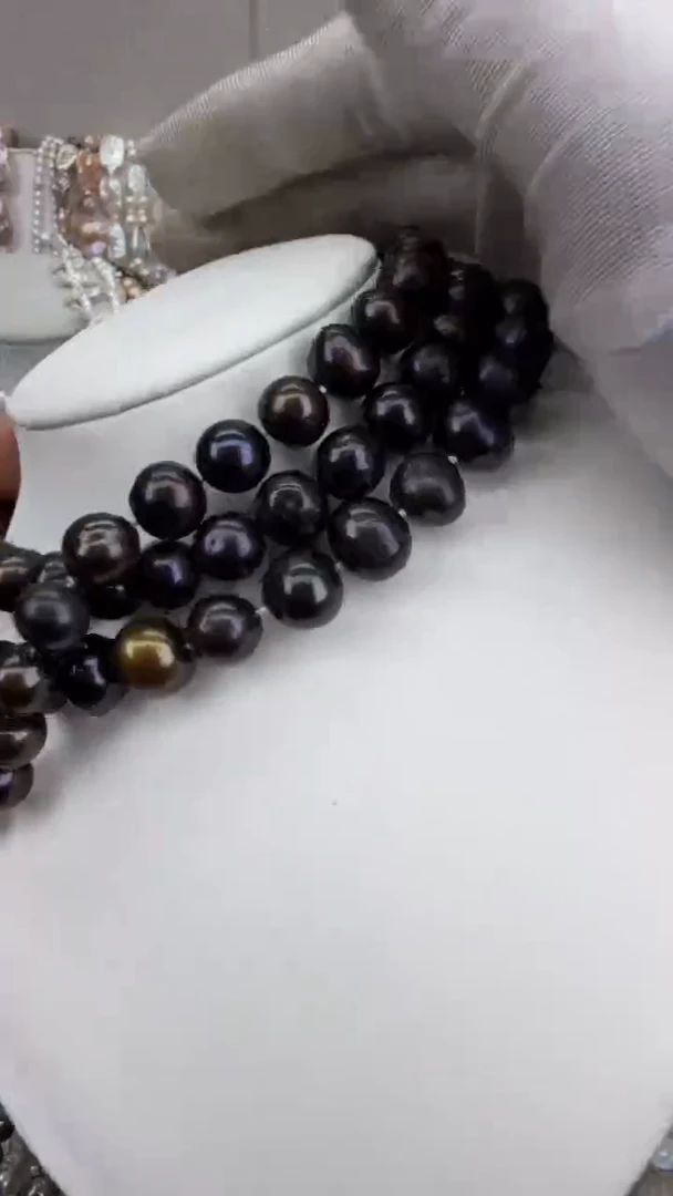 颈饰银S925镶嵌淡水珍珠1