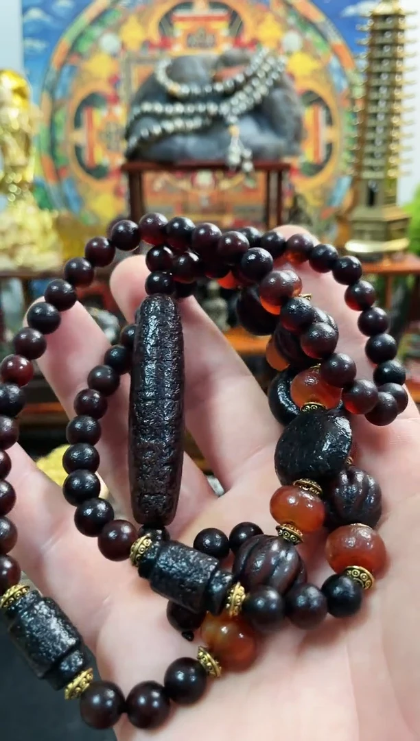 【闪购商品】玛瑙/玉髓项链未镶嵌颜色图案多样发