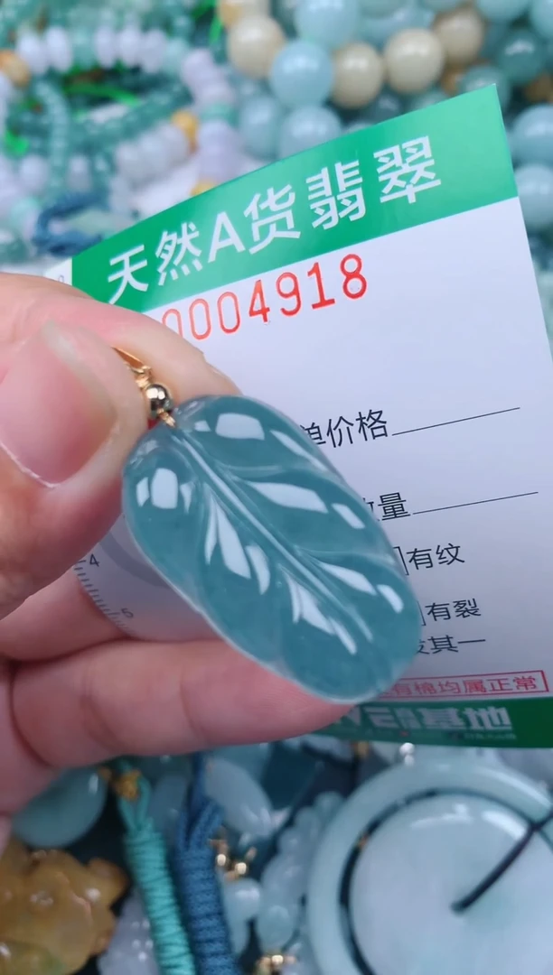 翡翠未镶嵌颈饰.0004918