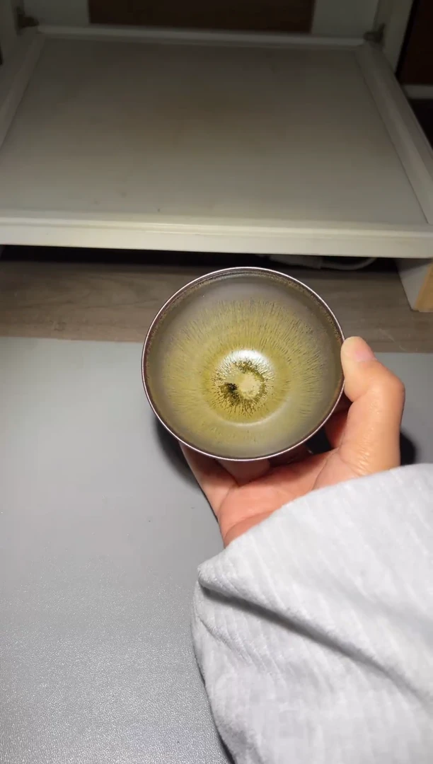 茶盏建窑建盏 柴烧薄胎全包釉