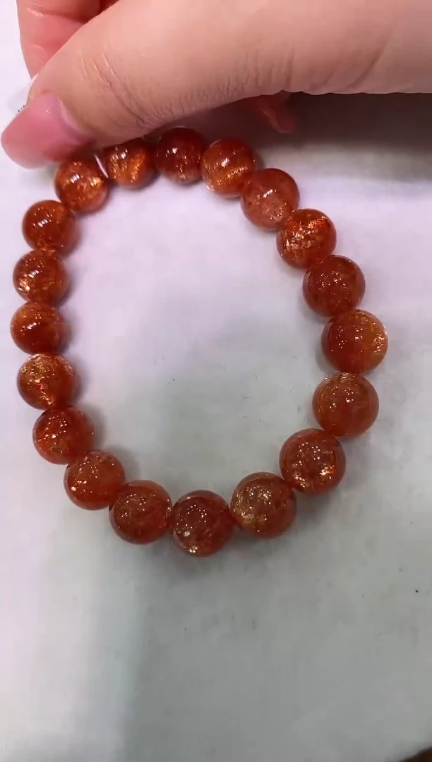 未镶嵌手链长石多样性发其一金太阳10.5+