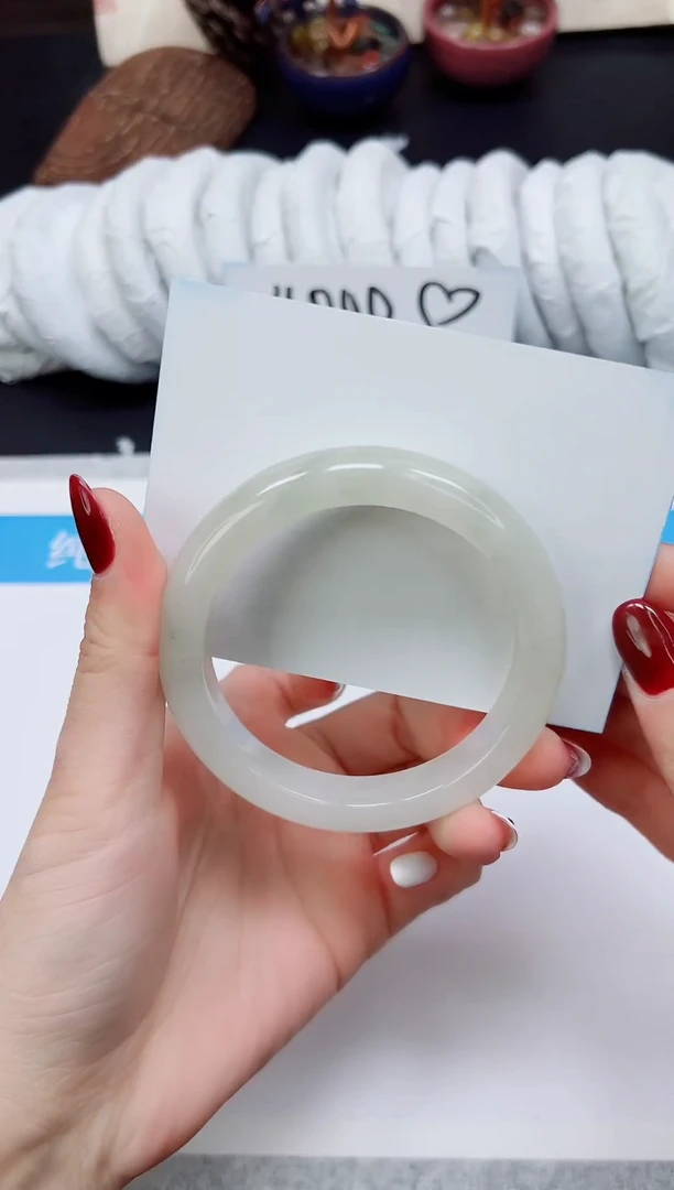 未镶嵌手镯石英质玉A79-56`57`58