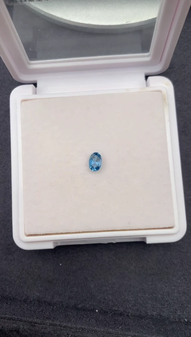 裸石海蓝宝石0.4ct海蓝宝  定制  FH