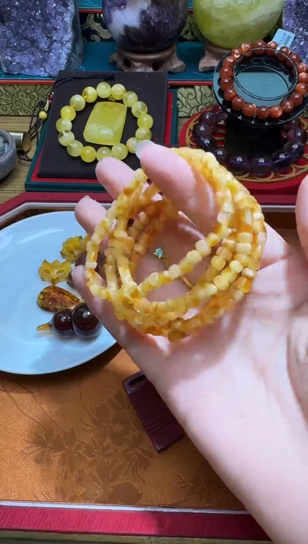手链琥珀未镶嵌多样性发一件652