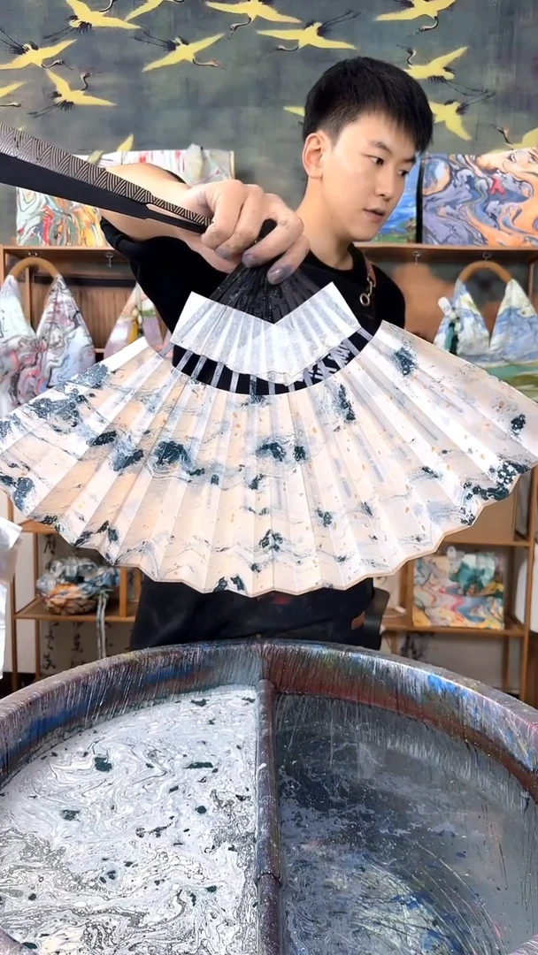 十寸折扇 610 手工微瑕 不喜勿拍 不退不换