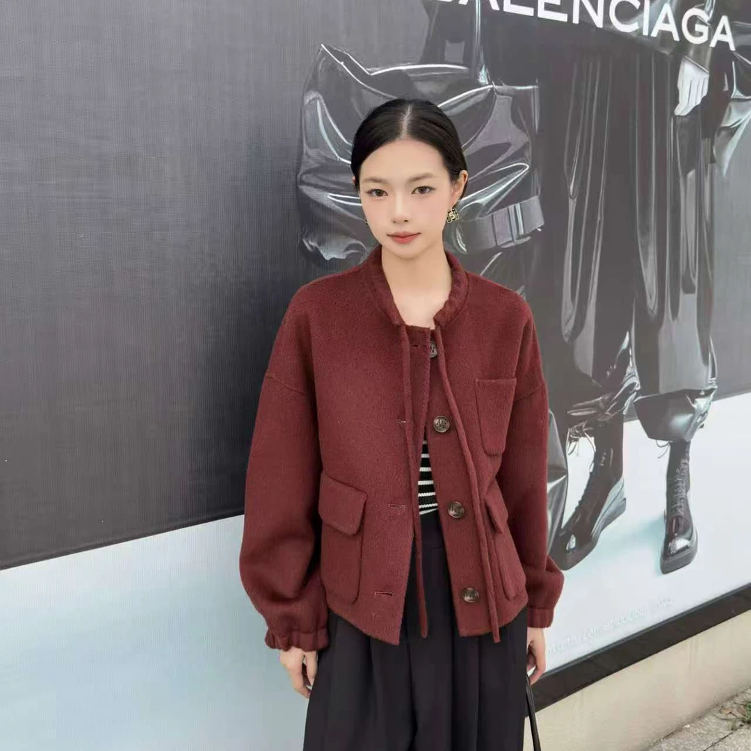 【薇哥内部自营】秋冬羊绒短款外套
