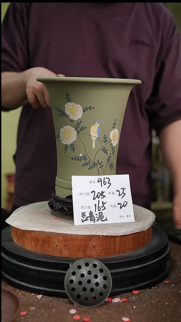 紫砂花盆紫砂花盆963+s