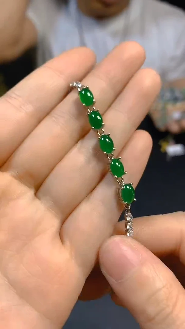 【闪购商品】翡翠手链未镶嵌0447826135