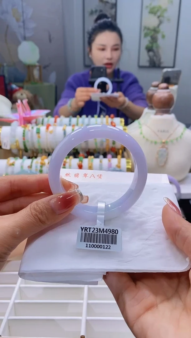 未镶嵌手镯翡翠123号56.0/12.3*8.4