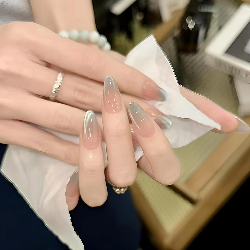 【夏日冰饮】海棠轻奢夏日渐变猫眼高颜值穿戴甲