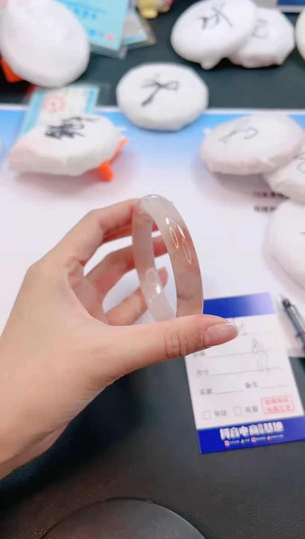 未镶嵌手镯石英质玉30G25-56