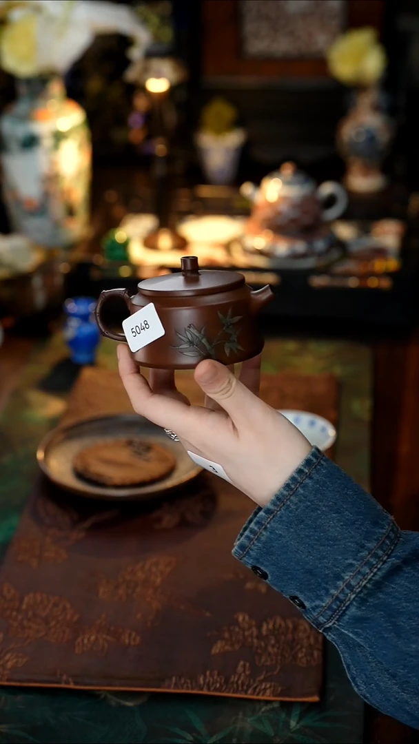 雲梦茶器紫陶茶壶5048