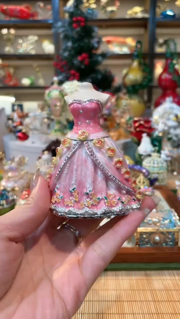 【闪购商品】精致珐琅彩首饰盒