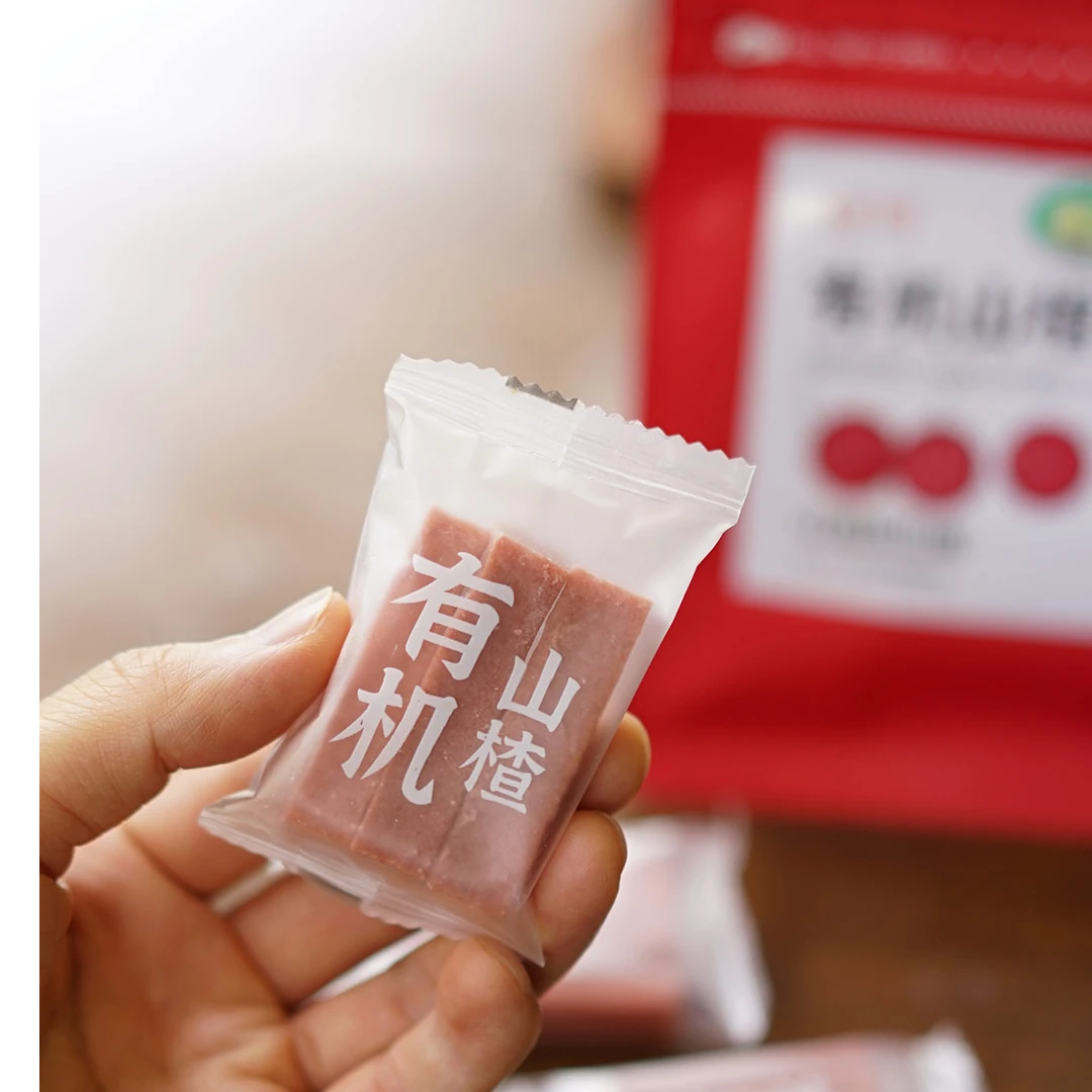 【达人专享】有机山楂条袋装原味蓝莓味150g/袋山楂零食独立包装