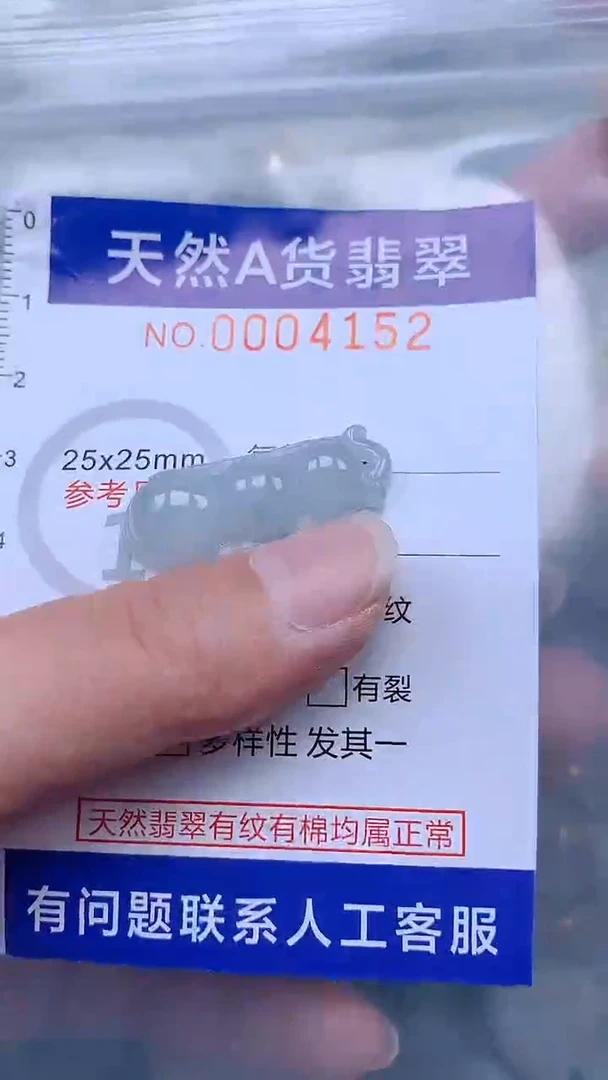 翡翠未镶嵌吊坠(不含链)1