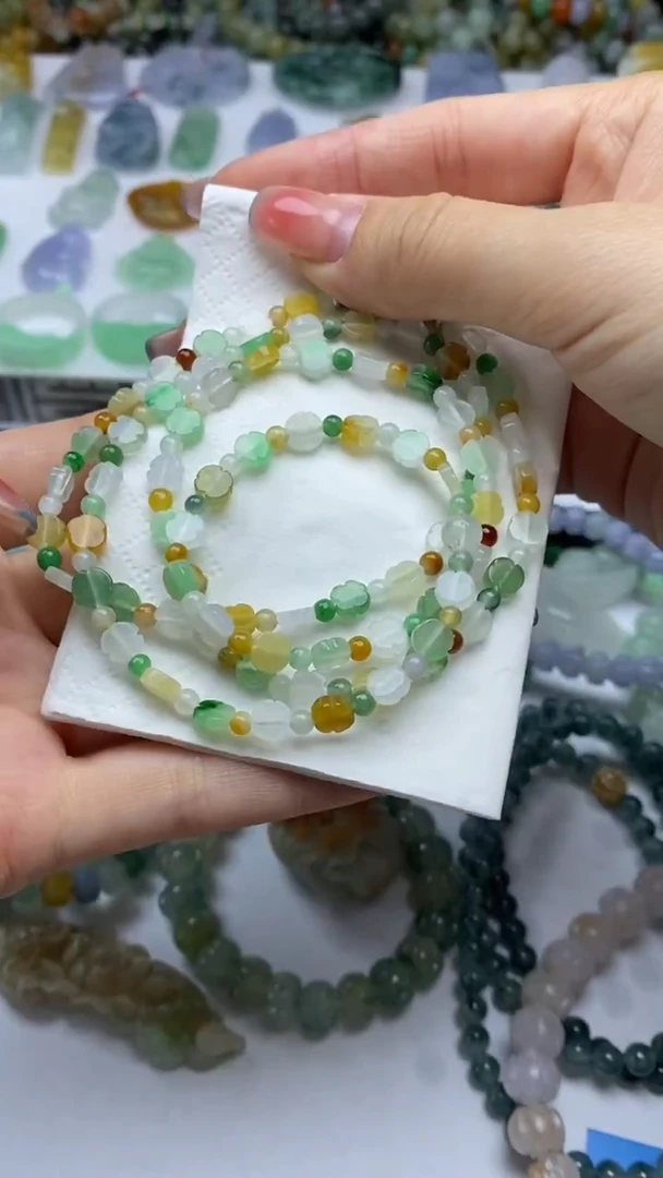 未镶嵌定制翡翠毛货定制不退不换