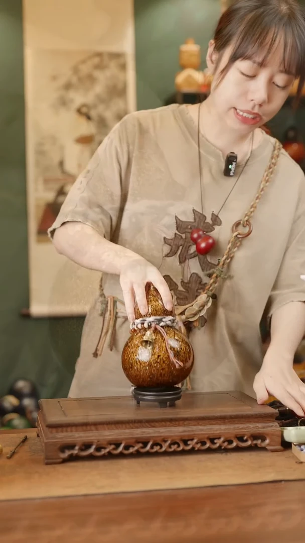 79号精品天然大漆酒葫芦一物一拍~