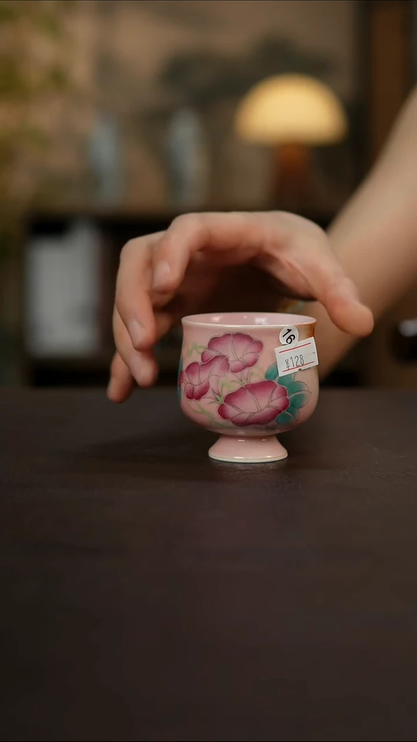 杯景德镇陶瓷杯碗柴烧多人