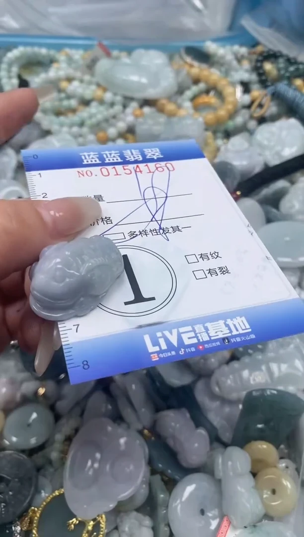 【闪购商品】翡翠颈饰未镶嵌闪购0154160多样性发其一