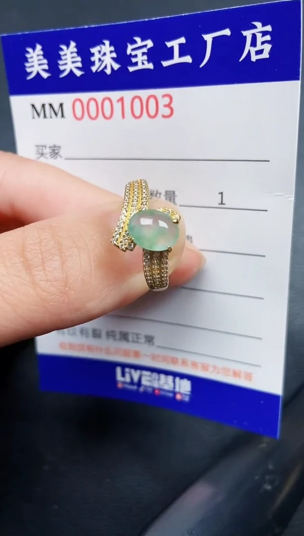 翡翠银S925镶嵌颈饰1003