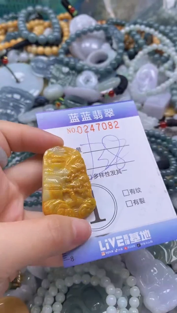 翡翠未镶嵌颈饰闪购0247082多样性发其一