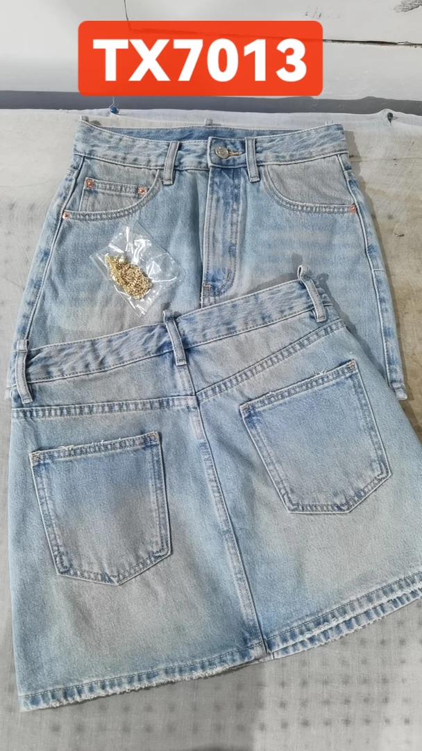 夏季薄款蓝色牛仔短裤