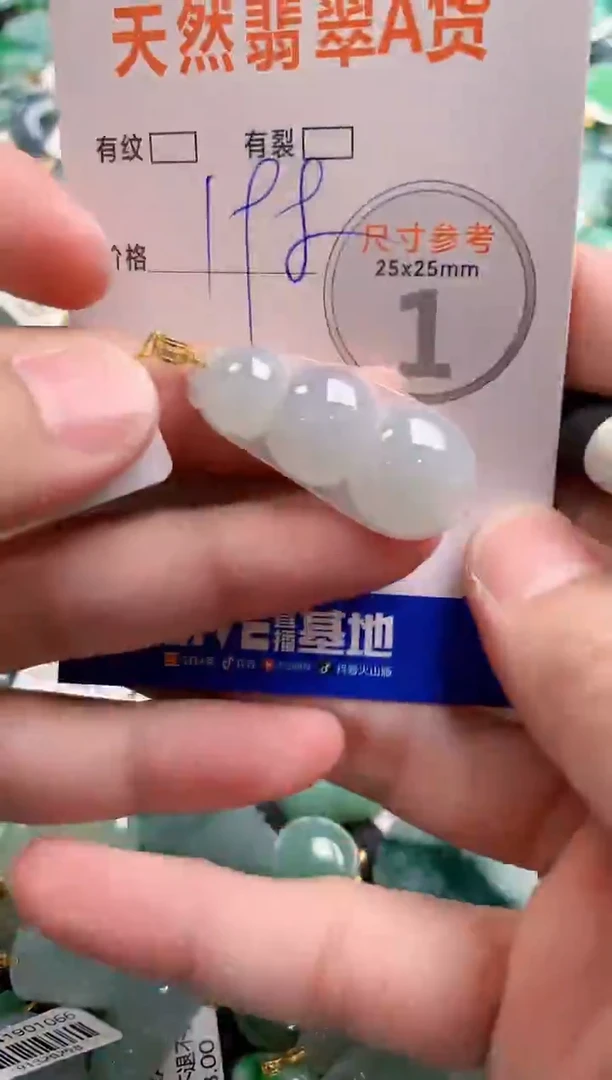 颈饰18K金镶嵌翡翠13007048