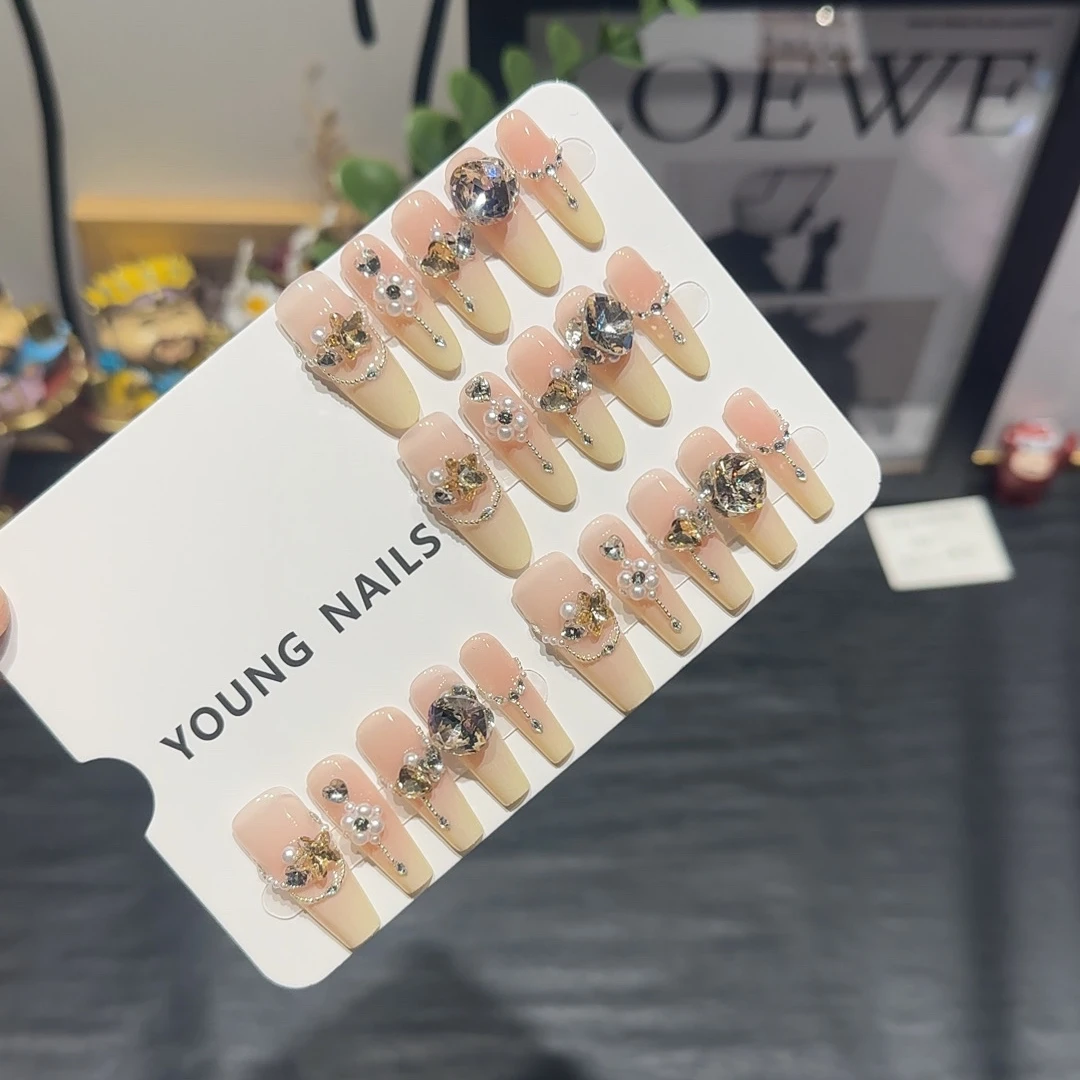 【柠檬苏打】纯手工穿戴甲高定款