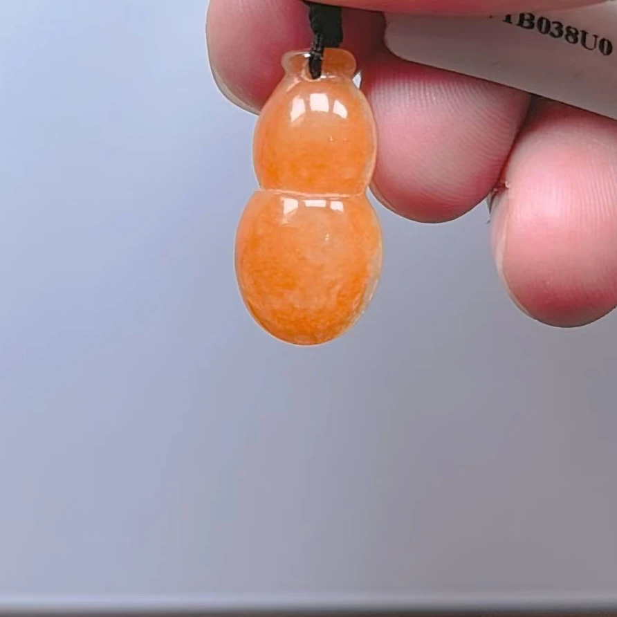 翡翠A货时尚气质百搭轻奢满红葫芦L-@@QJXS2805